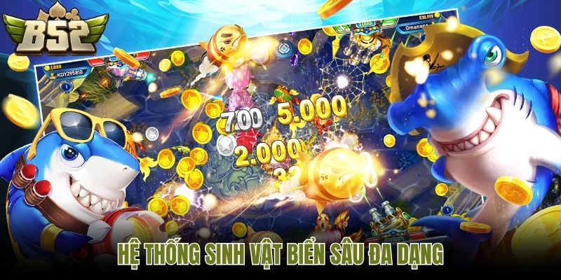 Hệ thống sinh vật biển sâu đa dạng
