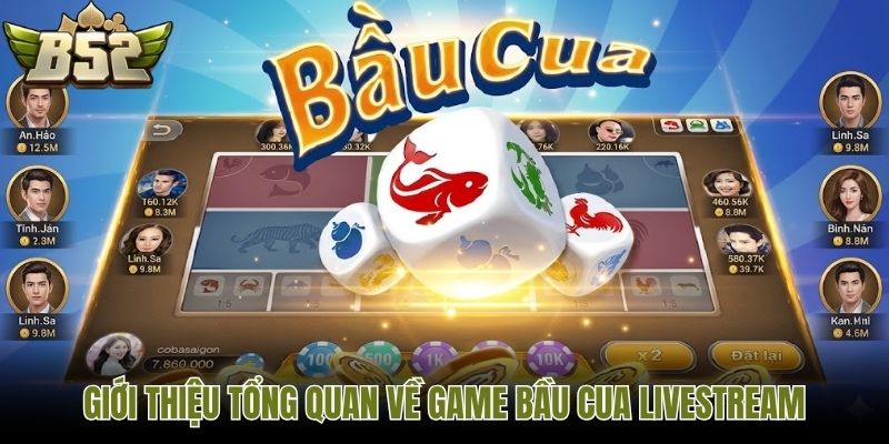 Giới thiệu tổng quan về game Bầu Cua Livestream