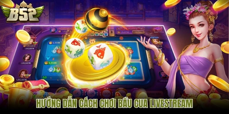 Hướng dẫn cách chơi Bầu Cua Livestream