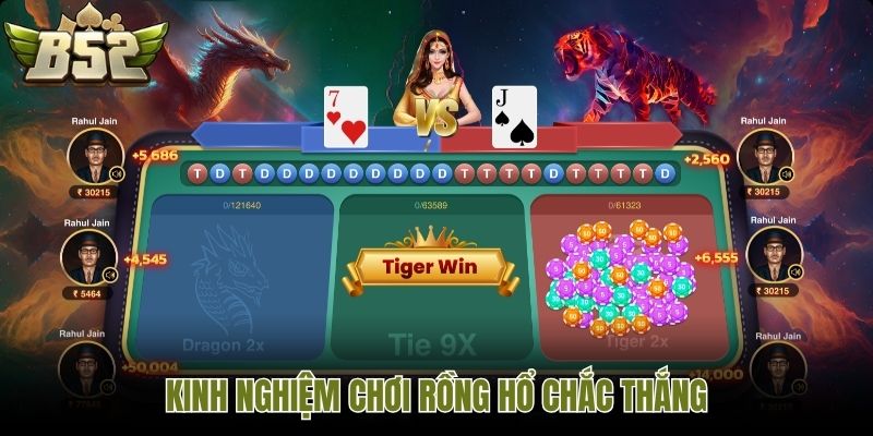 Kinh nghiệm chơi Rồng Hổ chắc thắng